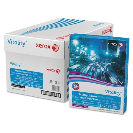 XEROX Vitality 3-Hole Punchd Paper, 8.5x11, PK10 3R2641